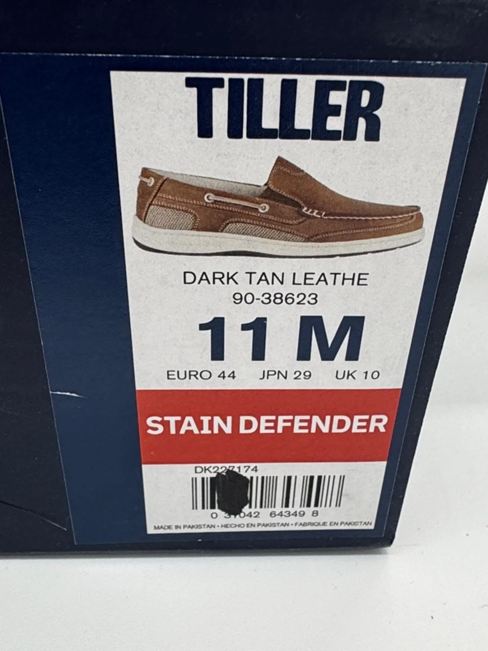 Dockers Men's Tiller Boat Shoes in Dark Tan
